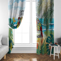 It's 5 o'clock Somewhere Window Curtain Beach Party LT7 - Polynesian Pride
