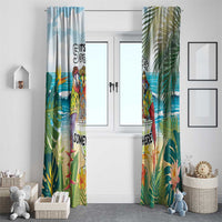It's 5 o'clock Somewhere Window Curtain Beach Party LT7 - Polynesian Pride