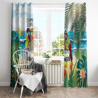 It's 5 o'clock Somewhere Window Curtain Beach Party LT7 - Polynesian Pride