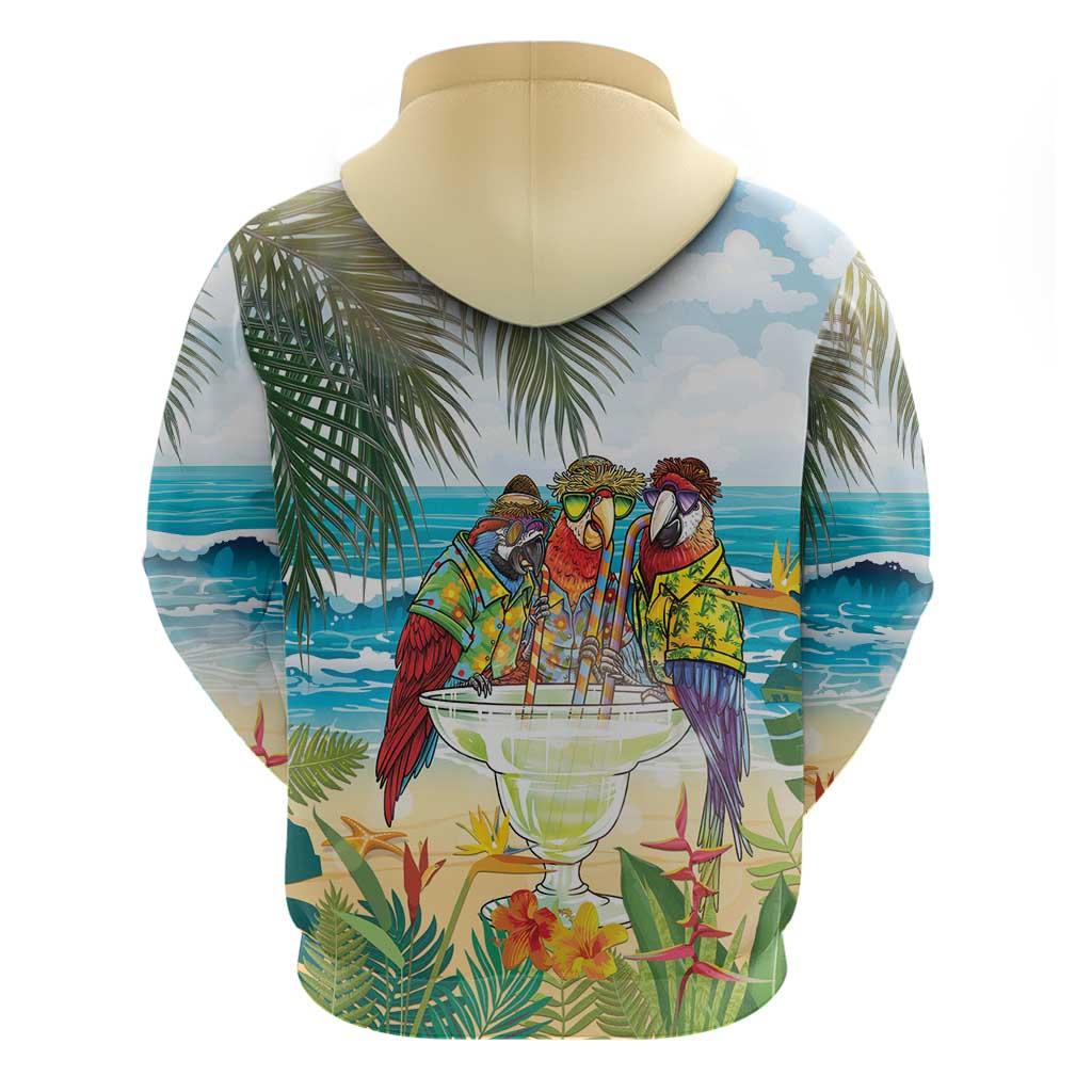 It's 5 o'clock Somewhere Zip Hoodie Beach Party LT7 - Polynesian Pride