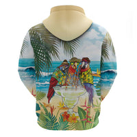 It's 5 o'clock Somewhere Zip Hoodie Beach Party LT7 - Polynesian Pride