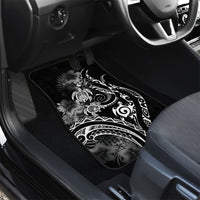 Aloha Hawaii Turtles Floral Car Mats Obsidian Glaze