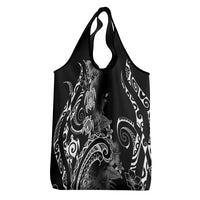 Aloha Hawaii Turtles Floral Grocery Bag Obsidian Glaze