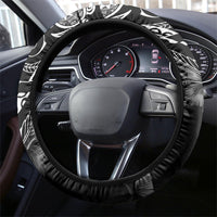 Aloha Hawaii Turtles Floral Steering Wheel Cover Obsidian Glaze