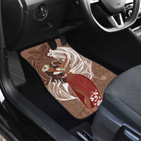 Tahiti Islands Polynesian Plumeria Car Mats Tahitian Vahine 'Ote'a - Beige LT7 - Polynesian Pride