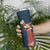 Tahiti Islands Polynesian Plumeria Skinny Tumbler Tahitian Vahine 'Ote'a - Navy Blue