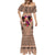 Polynesian Mermaid Dress Dog Lover With Border Collie - Sunset At The Beach Brown Ver LT7 - Polynesian Pride