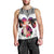 Polynesian Men Tank Top Dog Lover With Shiba Inu - Sunset At The Beach White Ver LT7 - Polynesian Pride