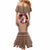 Polynesian Mermaid Dress Dog Lover With Shiba Inu - Sunset At The Beach Brown Ver LT7 - Polynesian Pride