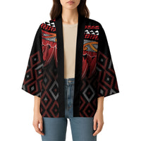 Aotearoa Maori Ngapuhi Iwi Kimono Korowai Tukutuku Kaokao Motifs LT7 - Polynesian Pride