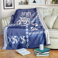 Queen Salote College 100th Anniversary Blanket QSC Royal Girls LT7 Royal Blue - Polynesian Pride