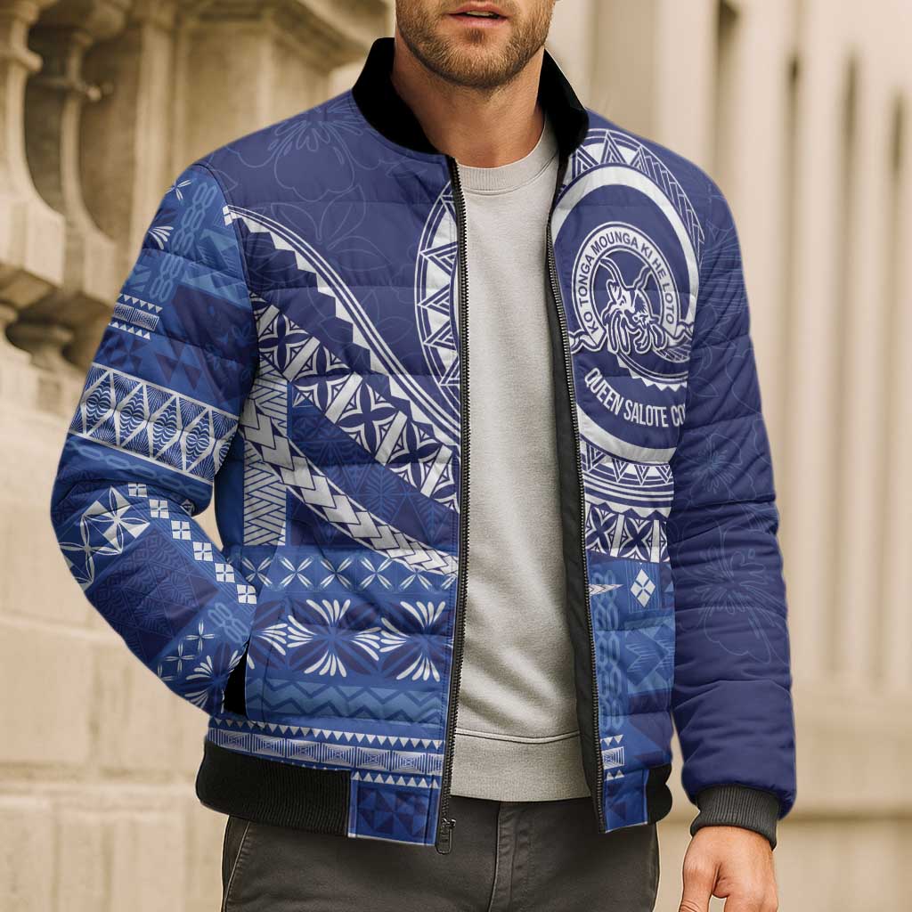 Queen Salote College 100th Anniversary Bomber Puffer Jacket QSC Royal Girls LT7 - Polynesian Pride