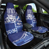 Queen Salote College 100th Anniversary Car Seat Cover QSC Royal Girls LT7 One Size Royal Blue - Polynesian Pride