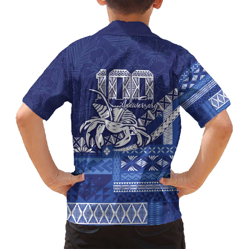Queen Salote College 100th Anniversary Family Matching Long Sleeve Bodycon Dress and Hawaiian Shirt QSC Royal Girls - Polynesian Pride