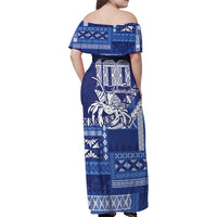 Queen Salote College 100th Anniversary Family Matching Off Shoulder Maxi Dress and Hawaiian Shirt QSC Royal Girls - Polynesian Pride