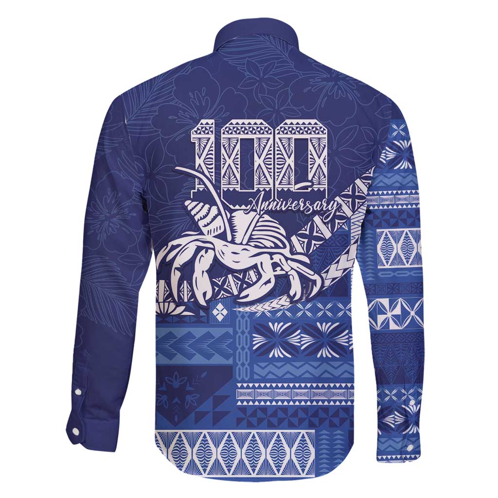 Queen Salote College 100th Anniversary Family Matching Off Shoulder Short Dress and Hawaiian Shirt QSC Royal Girls - Polynesian Pride