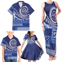 Queen Salote College 100th Anniversary Family Matching Tank Maxi Dress and Hawaiian Shirt QSC Royal Girls - Polynesian Pride