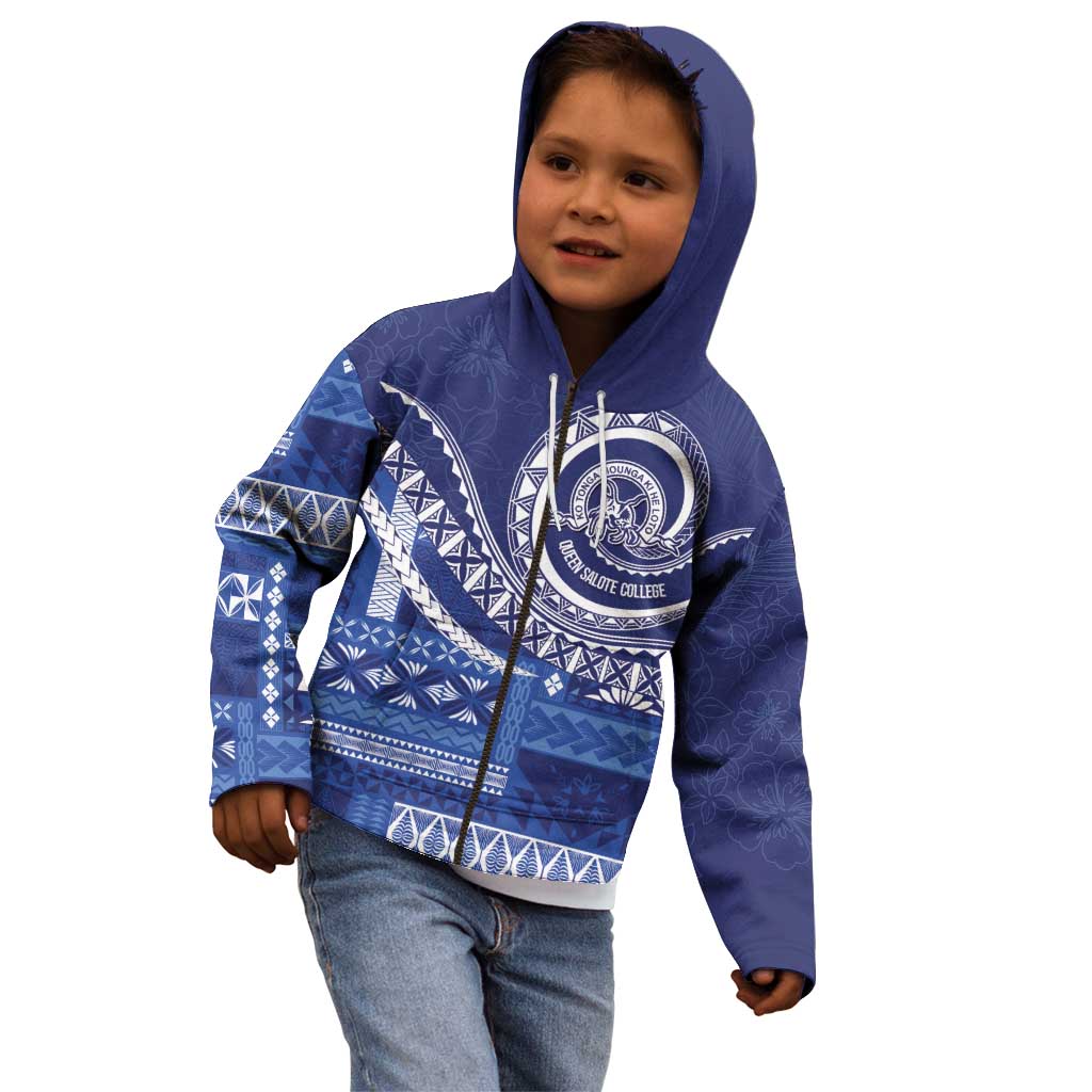 Queen Salote College 100th Anniversary Kid Hoodie QSC Royal Girls - Polynesian Pride