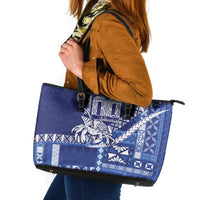 Queen Salote College 100th Anniversary Leather Tote Bag QSC Royal Girls - Polynesian Pride