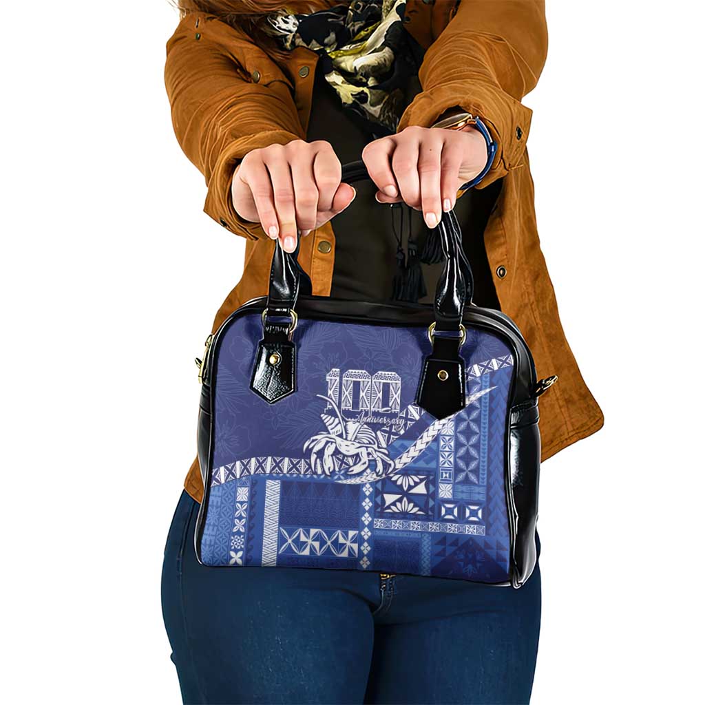 Queen Salote College 100th Anniversary Shoulder Handbag QSC Royal Girls LT7 One Size Royal Blue - Polynesian Pride