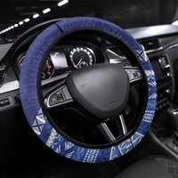 Queen Salote College 100th Anniversary Steering Wheel Cover QSC Royal Girls LT7 Universal Fit Royal Blue - Polynesian Pride