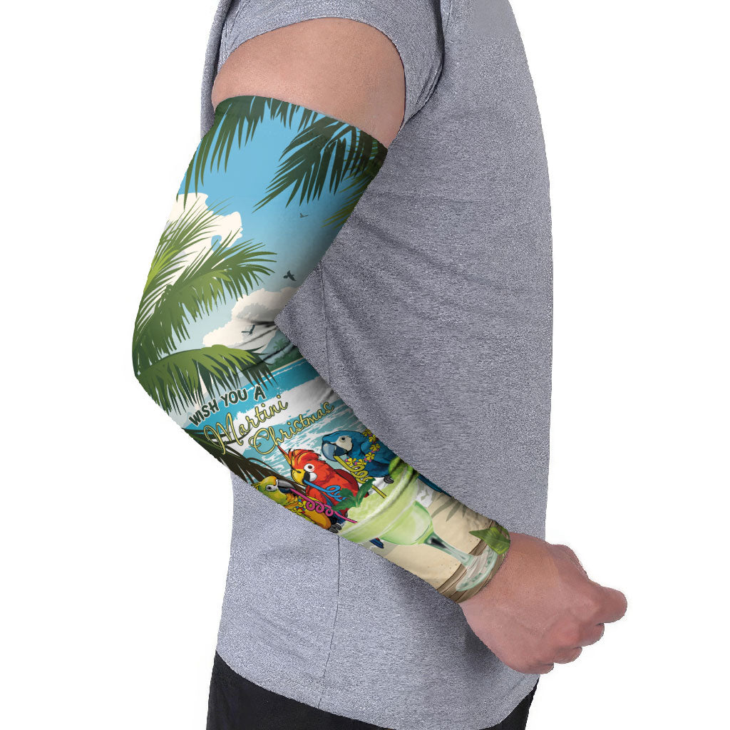 Wish You A Merry Martini Christmas Arm Sleeves Cocktail Parrot-dise LT7 - Polynesian Pride