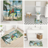 Wish You A Merry Martini Christmas Bathroom Set Cocktail Parrot-dise LT7 - Polynesian Pride
