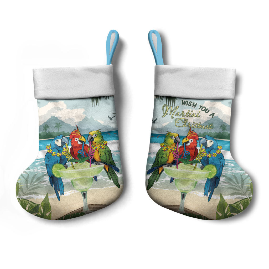 Wish You A Merry Martini Christmas Stocking Cocktail Parrot-dise LT7 - Polynesian Pride