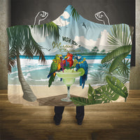 Wish You A Merry Martini Christmas Hooded Blanket Cocktail Parrot-dise LT7 - Polynesian Pride
