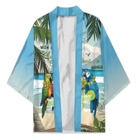 Wish You A Merry Martini Christmas Kimono Cocktail Parrot-dise LT7 Unisex Multicolor - Polynesian Pride