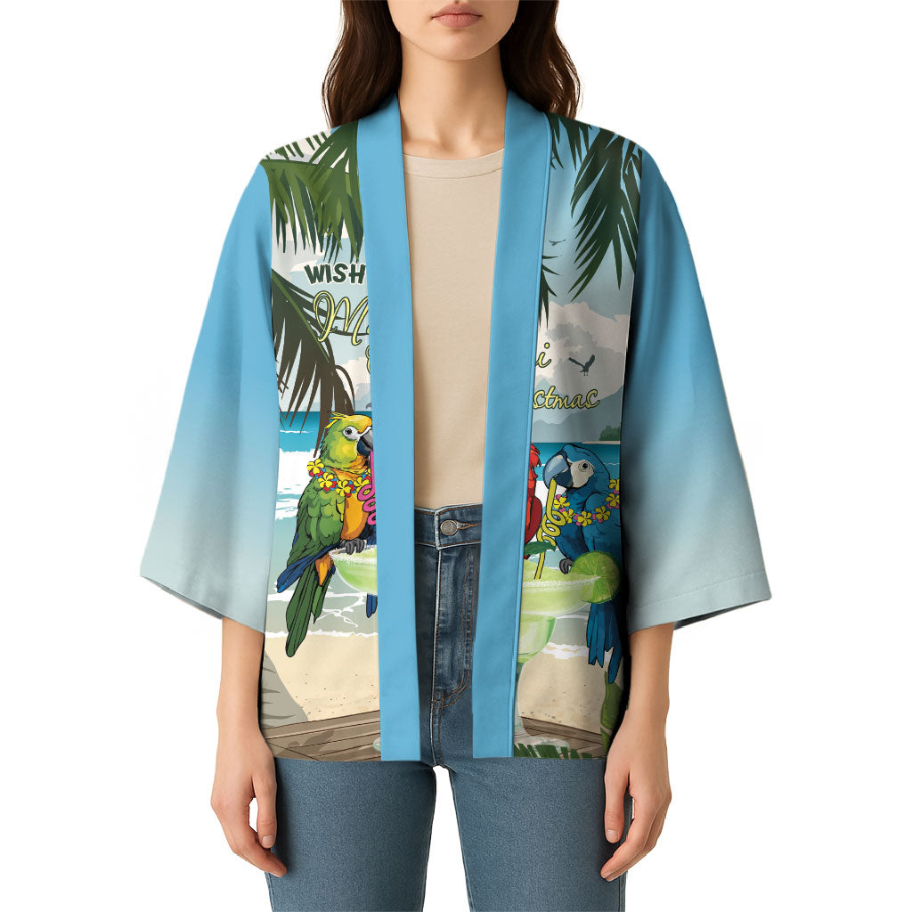 Wish You A Merry Martini Christmas Kimono Cocktail Parrot-dise LT7 - Polynesian Pride