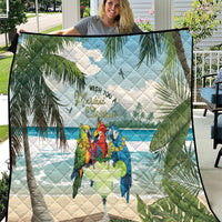 Wish You A Merry Martini Christmas Quilt Cocktail Parrot-dise LT7 Multicolor - Polynesian Pride