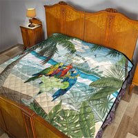 Wish You A Merry Martini Christmas Quilt Cocktail Parrot-dise LT7 - Polynesian Pride