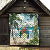 Wish You A Merry Martini Christmas Quilt Cocktail Parrot-dise LT7 - Polynesian Pride