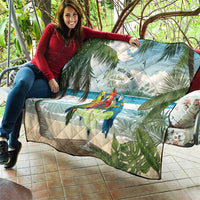 Wish You A Merry Martini Christmas Quilt Cocktail Parrot-dise LT7 - Polynesian Pride