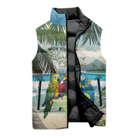 Wish You A Merry Martini Christmas Sleeveless Puffer Jacket Cocktail Parrot-dise LT7 - Polynesian Pride