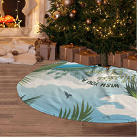 Wish You A Merry Martini Christmas Tree Skirt Cocktail Parrot-dise LT7 - Polynesian Pride
