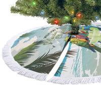Wish You A Merry Martini Christmas Tree Skirt Cocktail Parrot-dise LT7 - Polynesian Pride