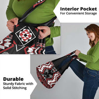 Personalised Taniko Motifs Aotearoa Grocery Bag Waitangi Kowhaiwhai Kiwi