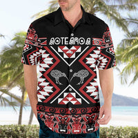 Personalised Taniko Motifs Aotearoa Hawaiian Shirt Waitangi Kowhaiwhai Kiwi