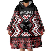 Personalised Taniko Motifs Aotearoa Wearable Blanket Hoodie Waitangi Kowhaiwhai Kiwi