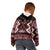 Personalised Aotearoa Waitangi Kid Hoodie Taniko Motifs - Mania Gecko