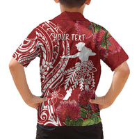Personalised Hawaii Wahine Family Matching Tank Maxi Dress and Hawaiian Shirt Women's Day Ohia Lehua LT7 - Polynesian Pride