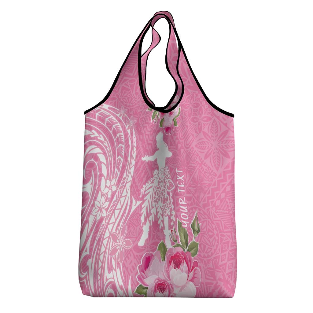 Personalised Hawaii Wahine Grocery Bag Women's Day Maui Lokelani Roses