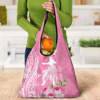 Personalised Hawaii Wahine Grocery Bag Women's Day Maui Lokelani Roses