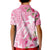 Personalised Hawaii Wahine Kid Polo Shirt Women's Day Maui Lokelani Roses LT7 - Polynesian Pride