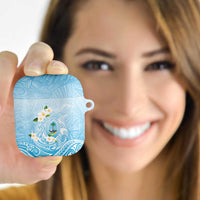 Guam Fishhook Mix Guasali Flowers AirPods Case Dreaming Turquoise