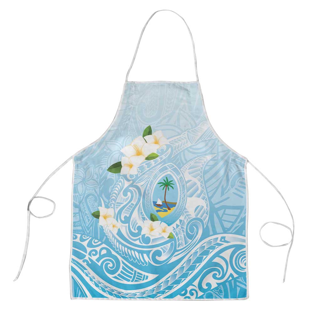 Guam Fishhook Mix Guasali Flowers Apron Dreaming Turquoise
