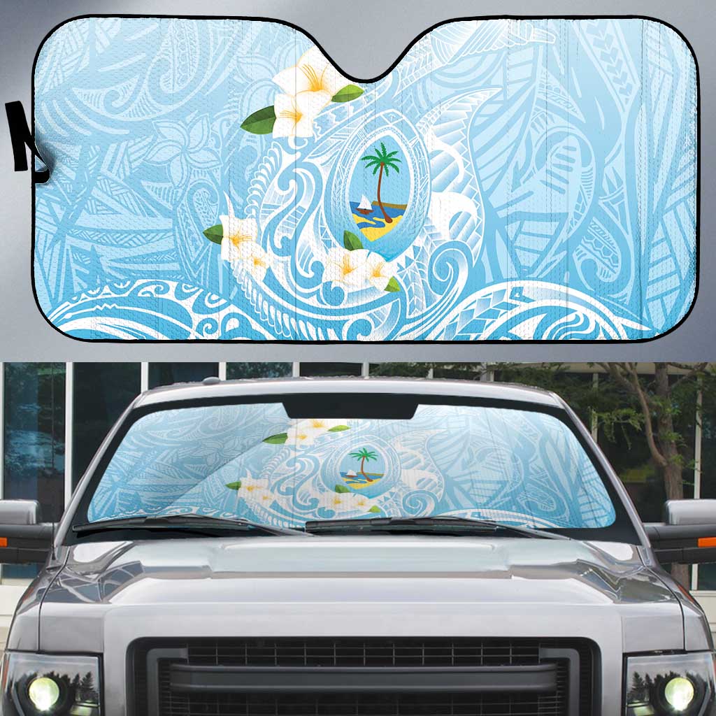 Guam Fishhook Mix Guasali Flowers Auto Sun Shade Dreaming Turquoise