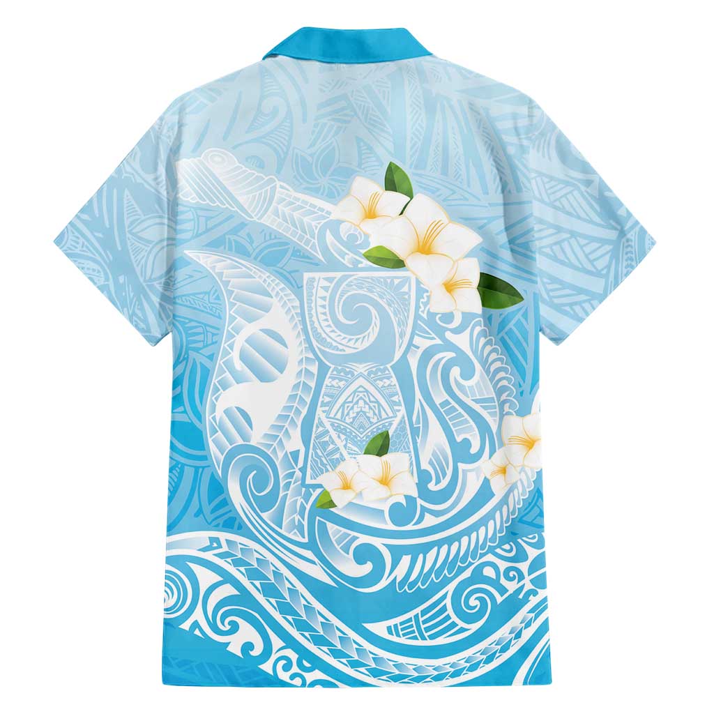 Guam Fishhook Mix Guasali Flowers Family Matching Tank Maxi Dress and Hawaiian Shirt Dreaming Turquoise